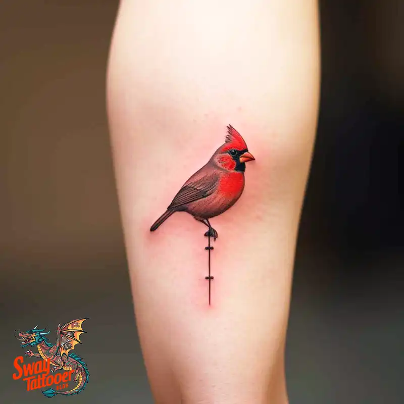 70 Small Red Cardinal Tattoo Designs: Ink Art Ideas 10 cardinal tattoo