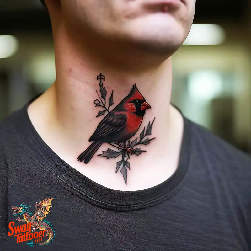 70 Small Red Cardinal Tattoo Designs: Ink Art Ideas 42 cardinal tattoo