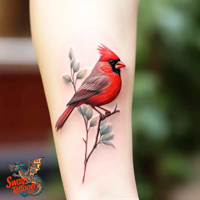 70 Small Red Cardinal Tattoo Designs: Ink Art Ideas 41 cardinal tattoo