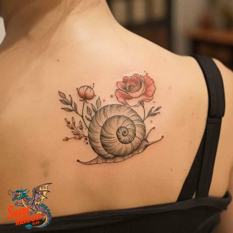 150 Snail Tattoo Design Ideas: Slow and Steady Art Trend 149 snail tattoo