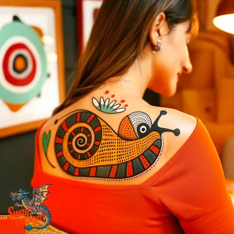 150 Snail Tattoo Design Ideas: Slow and Steady Art Trend 54 snail tattoo