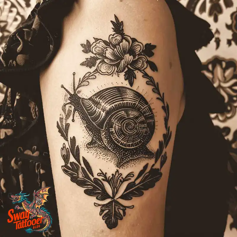 150 Snail Tattoo Design Ideas: Slow and Steady Art Trend 52 snail tattoo