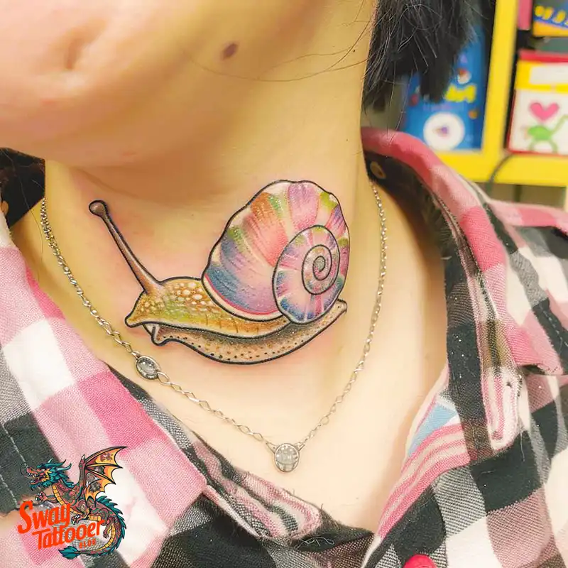 150 Snail Tattoo Design Ideas: Slow and Steady Art Trend 46 snail tattoo