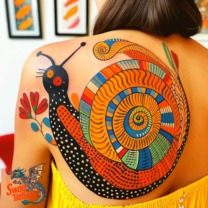 150 Snail Tattoo Design Ideas: Slow and Steady Art Trend 44 snail tattoo
