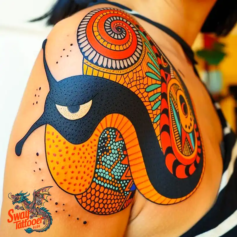 150 Snail Tattoo Design Ideas: Slow and Steady Art Trend 43 snail tattoo