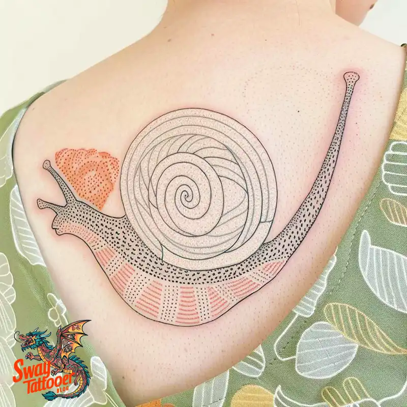 150 Snail Tattoo Design Ideas: Slow and Steady Art Trend 41 snail tattoo