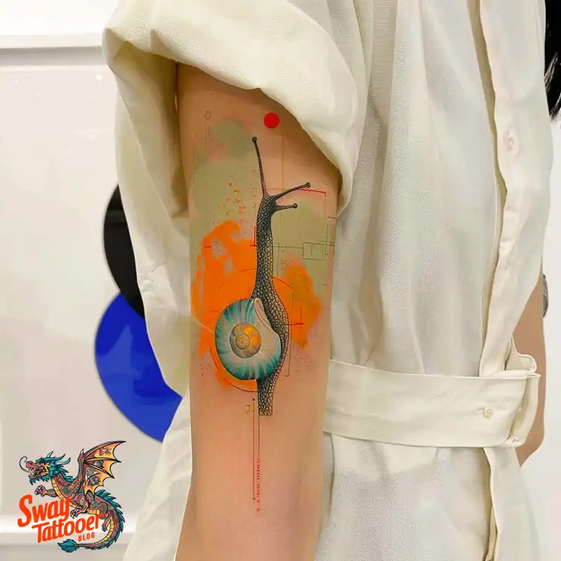 150 Snail Tattoo Design Ideas: Slow and Steady Art Trend 35 snail tattoo