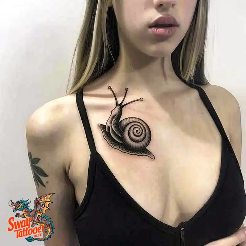 150 Snail Tattoo Design Ideas: Slow and Steady Art Trend 33 snail tattoo