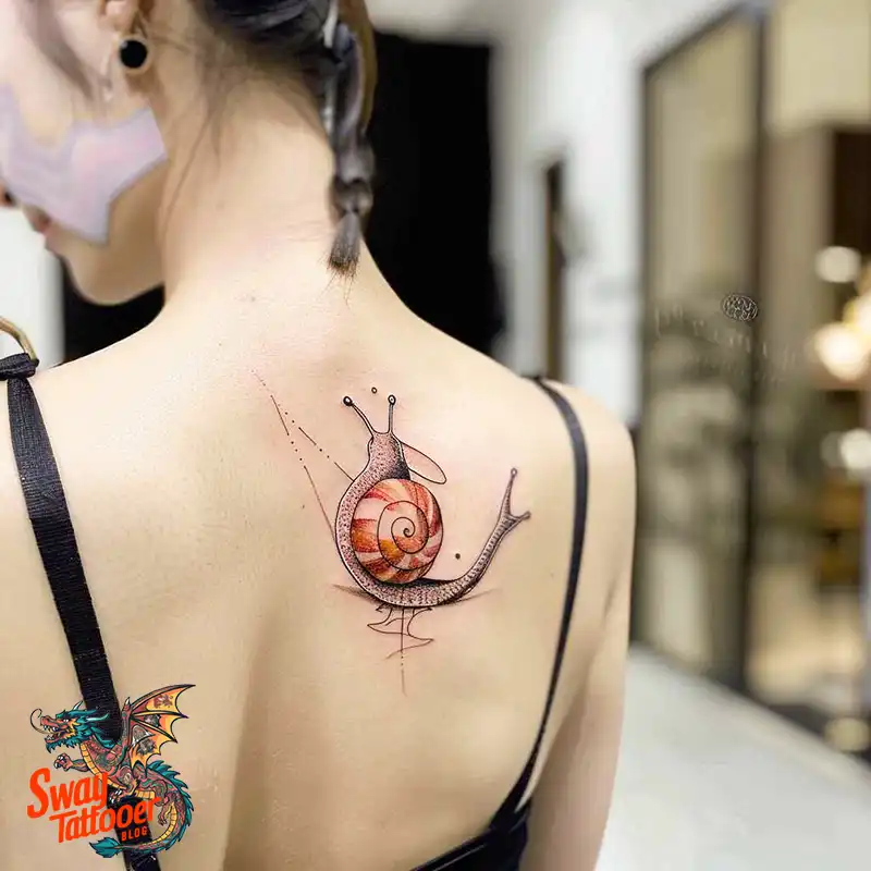 150 Snail Tattoo Design Ideas: Slow and Steady Art Trend 32 snail tattoo