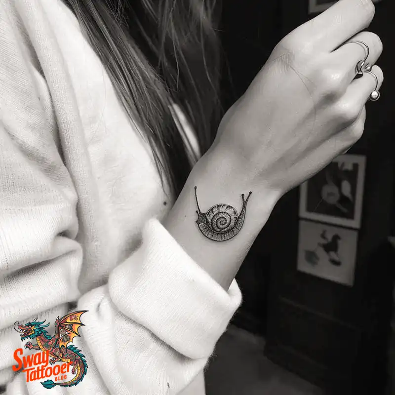 150 Snail Tattoo Design Ideas: Slow and Steady Art Trend 30 snail tattoo