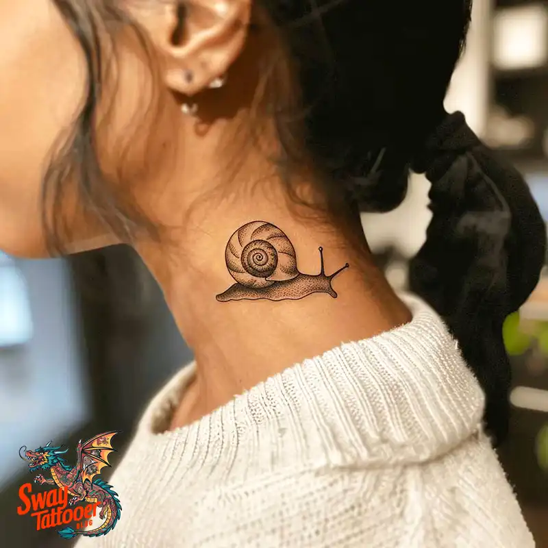 150 Snail Tattoo Design Ideas: Slow and Steady Art Trend 22 snail tattoo