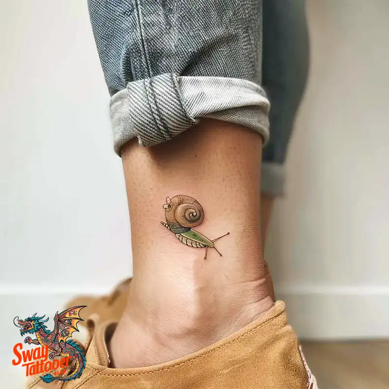 150 Snail Tattoo Design Ideas: Slow and Steady Art Trend 17 snail tattoo
