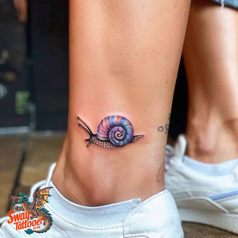 150 Snail Tattoo Design Ideas: Slow and Steady Art Trend 12 snail tattoo