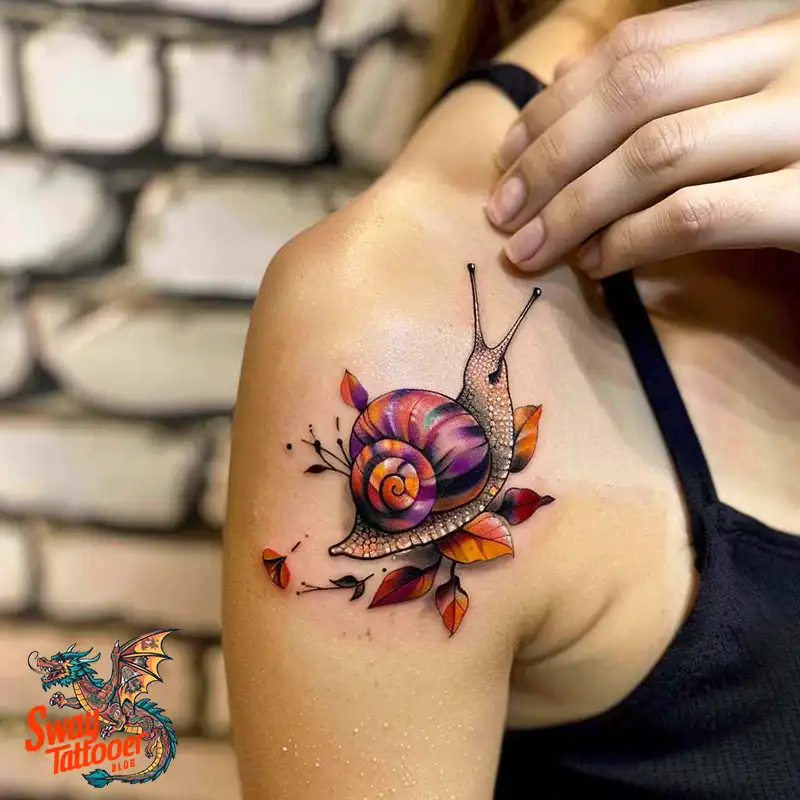 150 Snail Tattoo Design Ideas: Slow and Steady Art Trend 10 snail tattoo