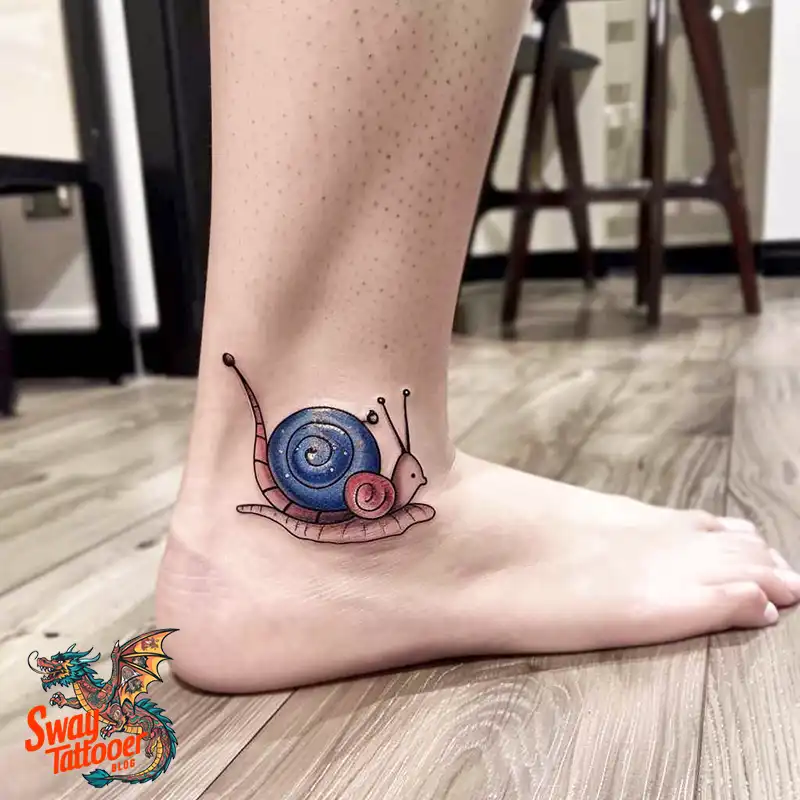 150 Snail Tattoo Design Ideas: Slow and Steady Art Trend 9 snail tattoo