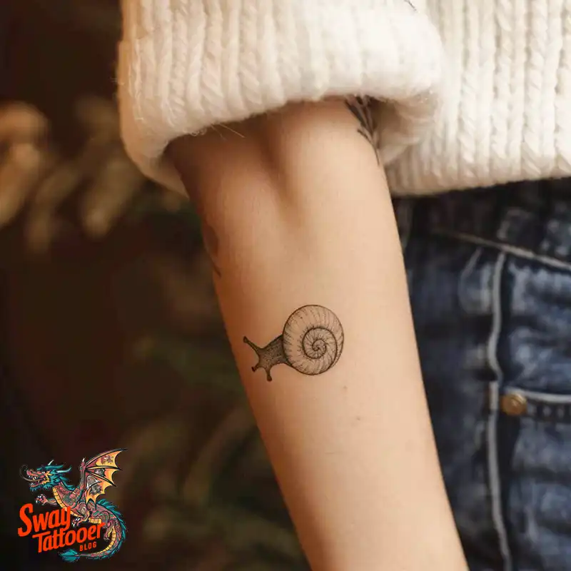150 Snail Tattoo Design Ideas: Slow and Steady Art Trend 7 snail tattoo