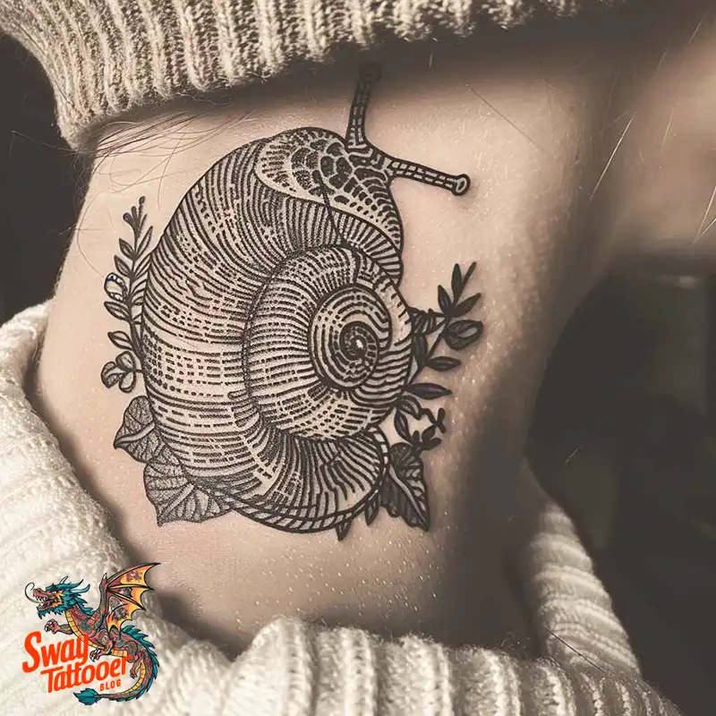 150 Snail Tattoo Design Ideas: Slow and Steady Art Trend 136 snail tattoo