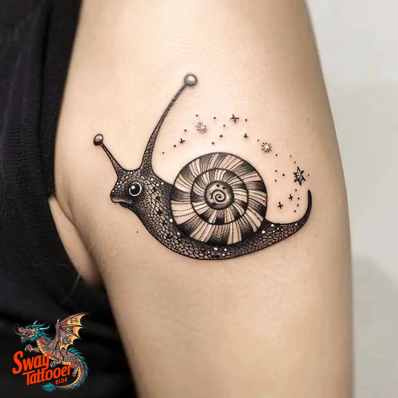 150 Snail Tattoo Design Ideas: Slow and Steady Art Trend 141 snail tattoo