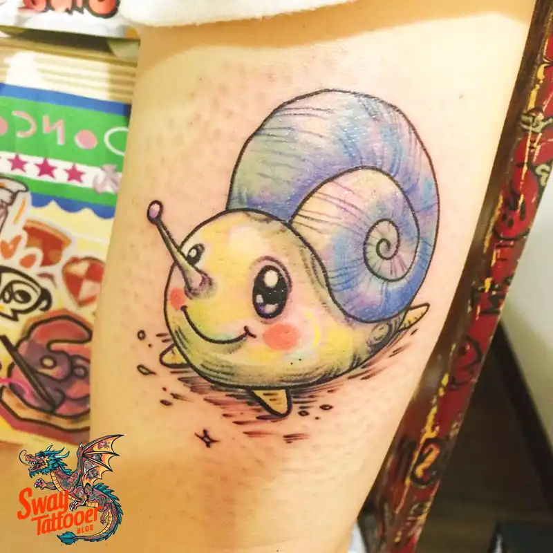150 Snail Tattoo Design Ideas: Slow and Steady Art Trend 125 snail tattoo