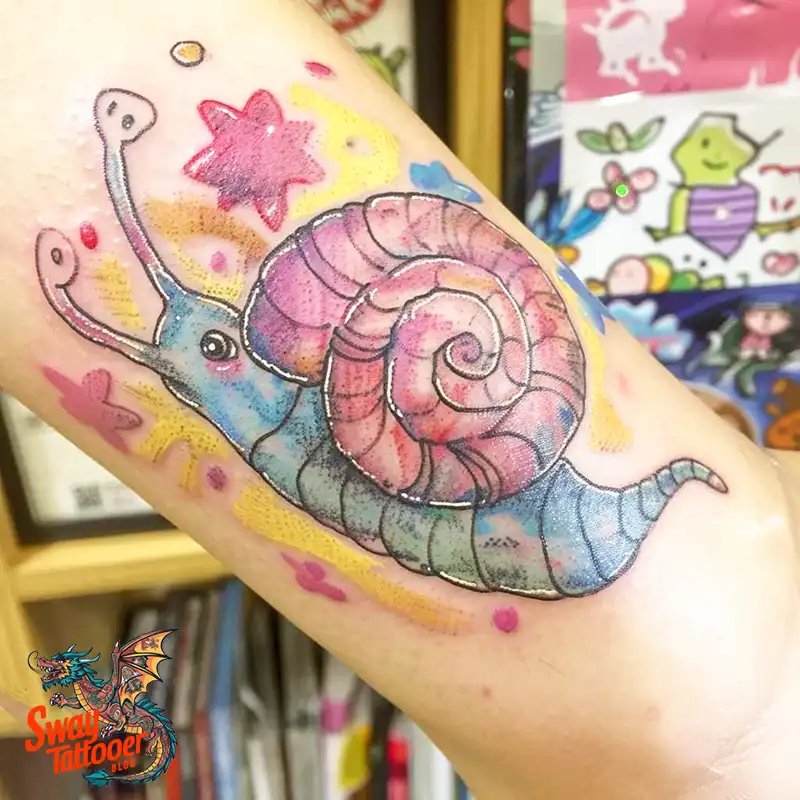 150 Snail Tattoo Design Ideas: Slow and Steady Art Trend 122 snail tattoo