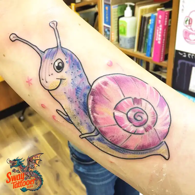 150 Snail Tattoo Design Ideas: Slow and Steady Art Trend 123 snail tattoo