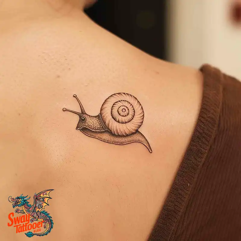 150 Snail Tattoo Design Ideas: Slow and Steady Art Trend 119 snail tattoo