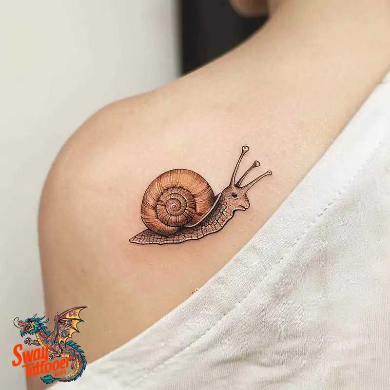 150 Snail Tattoo Design Ideas: Slow and Steady Art Trend 118 snail tattoo