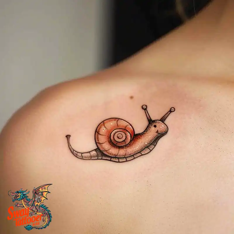 150 Snail Tattoo Design Ideas: Slow and Steady Art Trend 117 snail tattoo