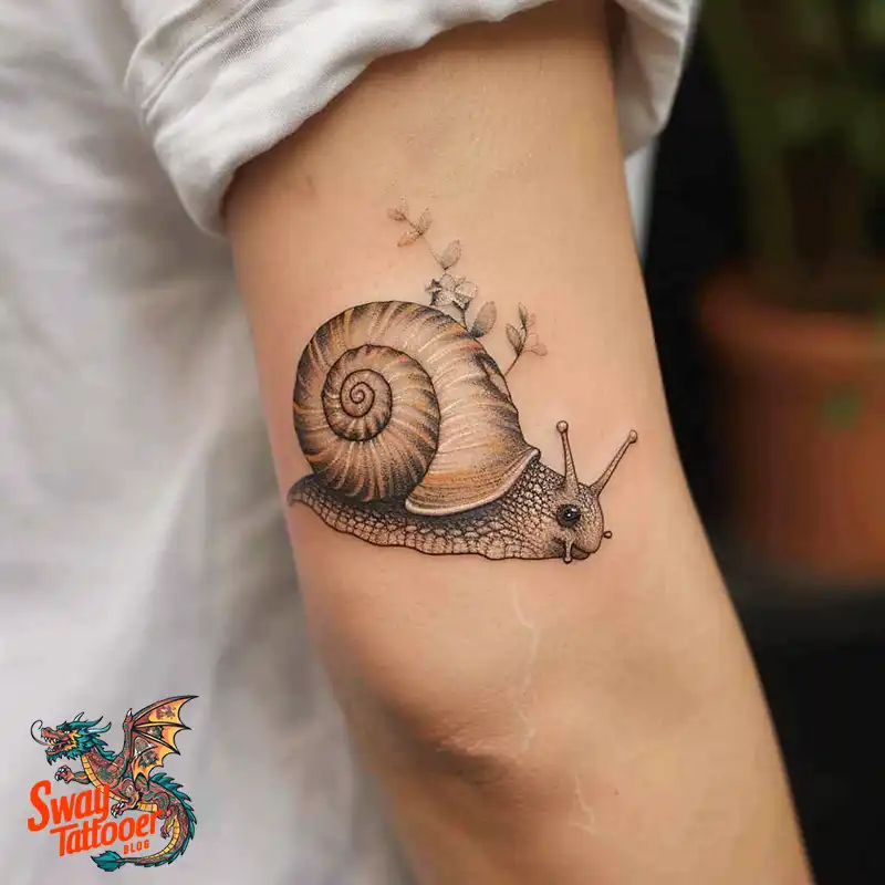 150 Snail Tattoo Design Ideas: Slow and Steady Art Trend 143 snail tattoo