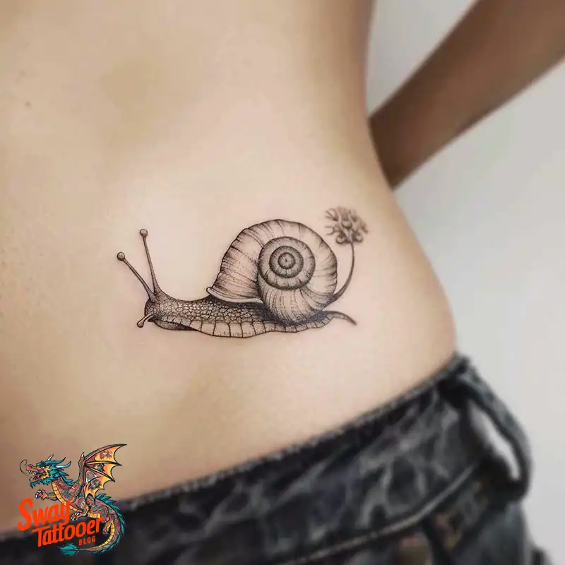 150 Snail Tattoo Design Ideas: Slow and Steady Art Trend 115 snail tattoo