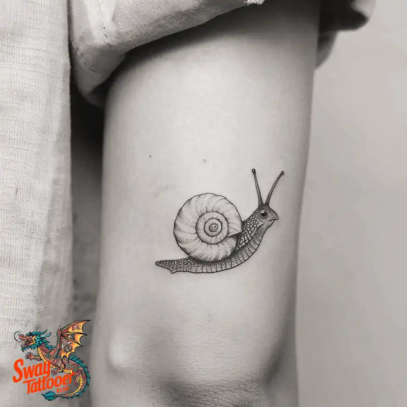 150 Snail Tattoo Design Ideas: Slow and Steady Art Trend 113 snail tattoo