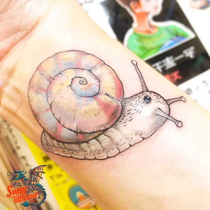 150 Snail Tattoo Design Ideas: Slow and Steady Art Trend 107 snail tattoo
