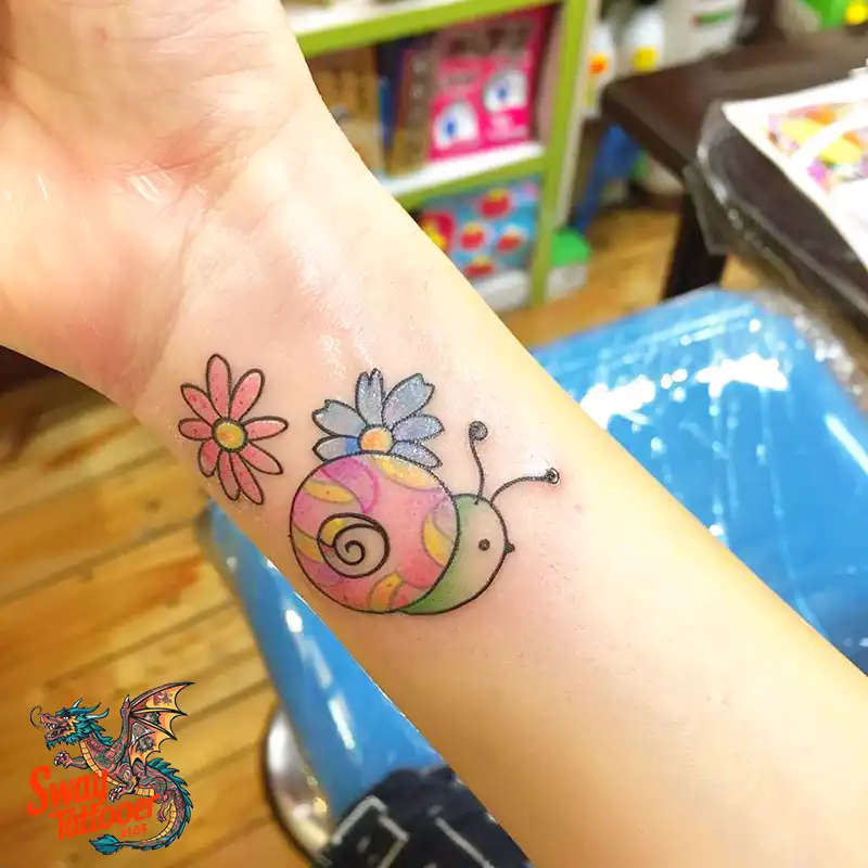 150 Snail Tattoo Design Ideas: Slow and Steady Art Trend 106 snail tattoo
