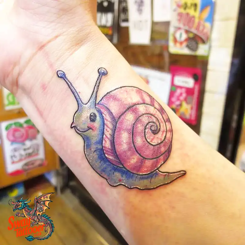 150 Snail Tattoo Design Ideas: Slow and Steady Art Trend 105 snail tattoo