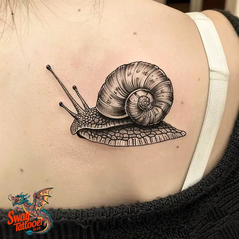 150 Snail Tattoo Design Ideas: Slow and Steady Art Trend 101 snail tattoo