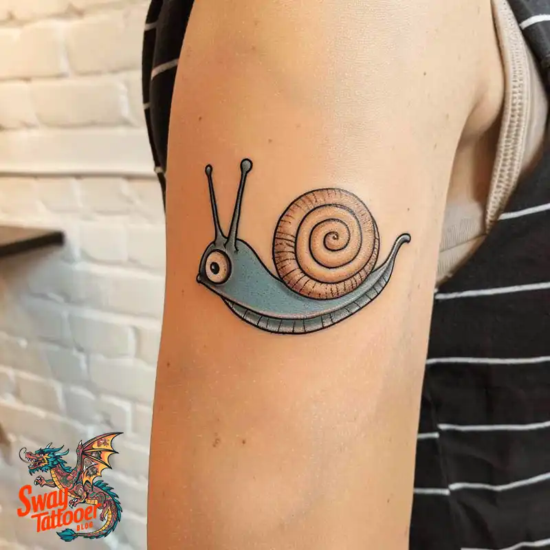 150 Snail Tattoo Design Ideas: Slow and Steady Art Trend 96 snail tattoo