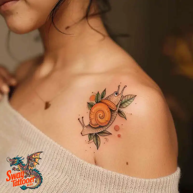 150 Snail Tattoo Design Ideas: Slow and Steady Art Trend 95 snail tattoo