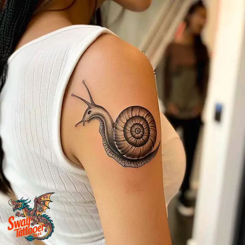 150 Snail Tattoo Design Ideas: Slow and Steady Art Trend 88 snail tattoo