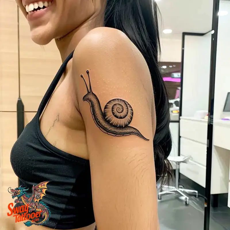 150 Snail Tattoo Design Ideas: Slow and Steady Art Trend 84 snail tattoo