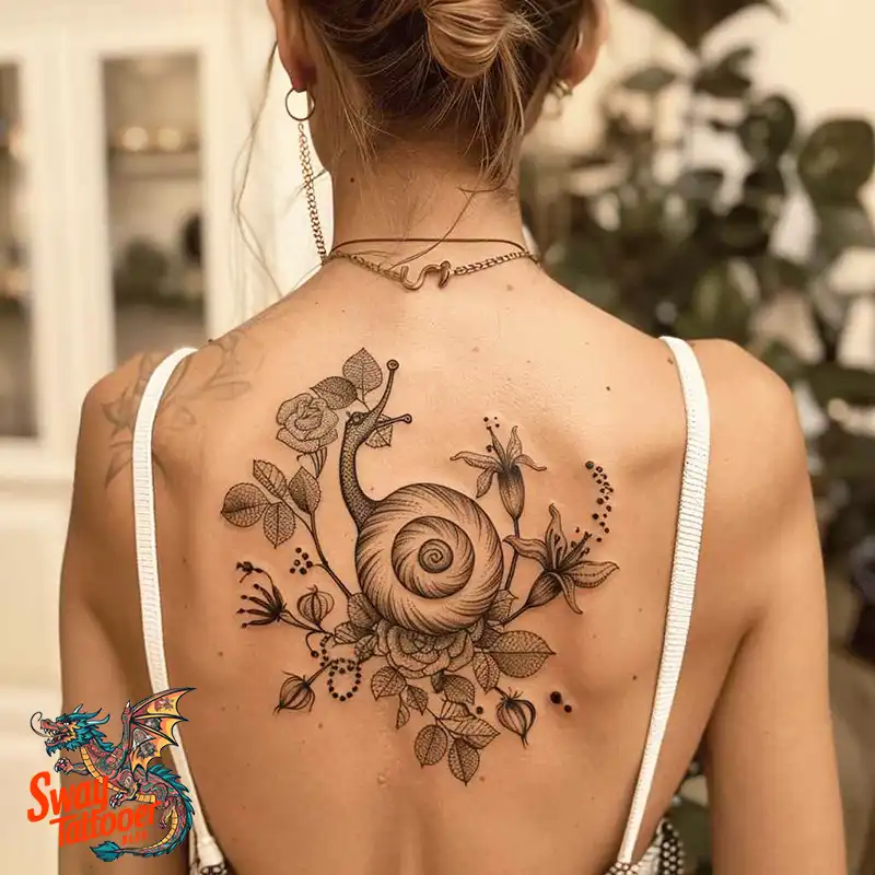 150 Snail Tattoo Design Ideas: Slow and Steady Art Trend 79 snail tattoo
