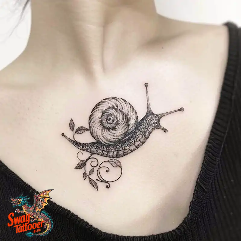 150 Snail Tattoo Design Ideas: Slow and Steady Art Trend 147 snail tattoo