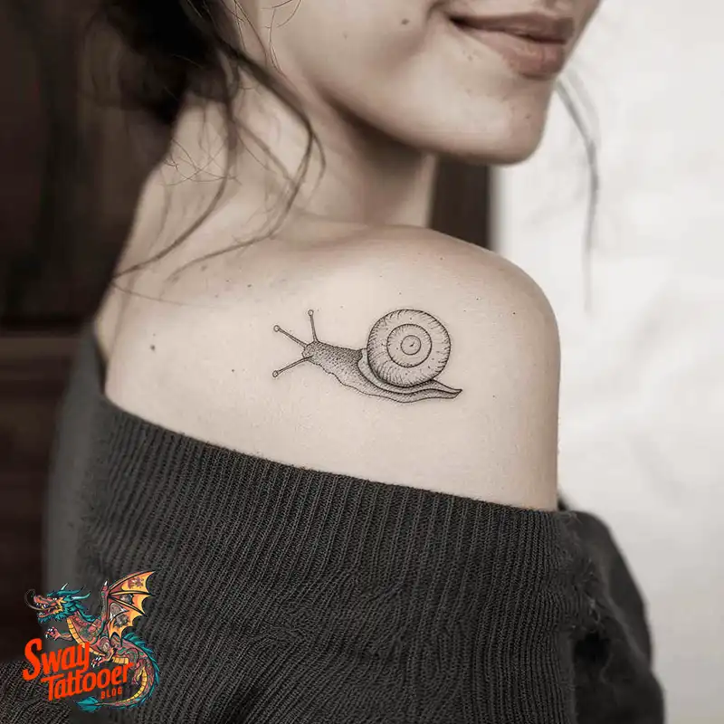 150 Snail Tattoo Design Ideas: Slow and Steady Art Trend 74 snail tattoo