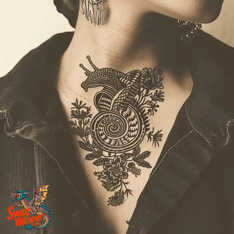 150 Snail Tattoo Design Ideas: Slow and Steady Art Trend 64 snail tattoo