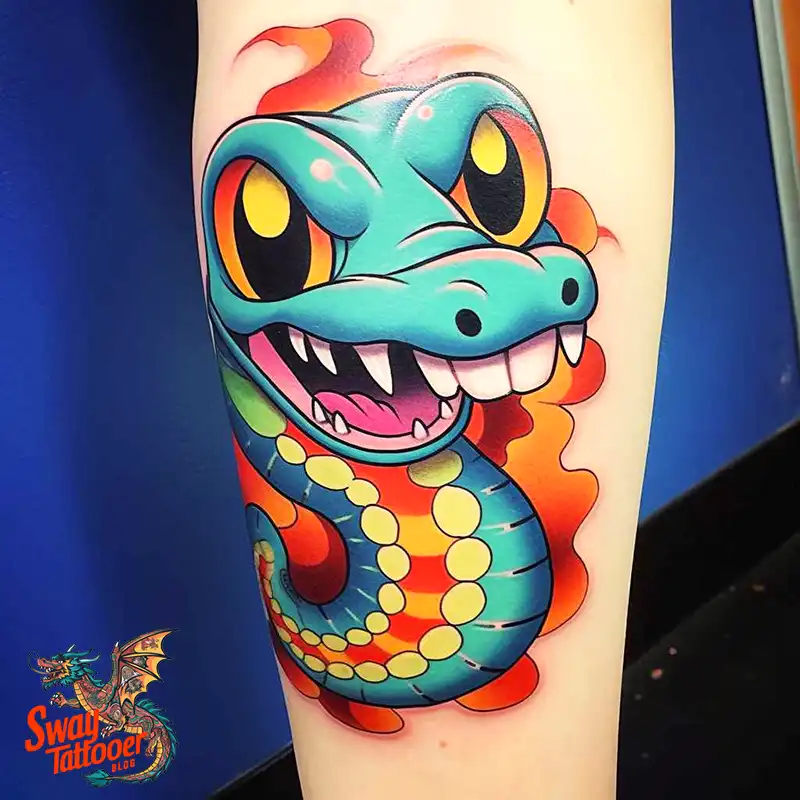 70 Snake Tattoo Design Ideas: Art of Symbolism and Style 66 snake 1