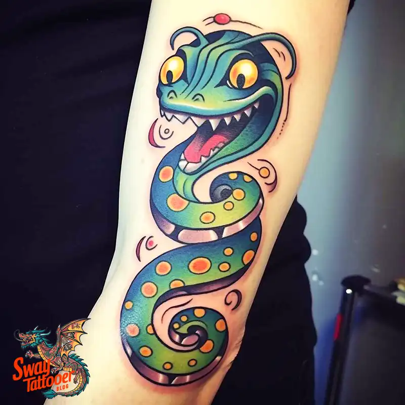 70 Snake Tattoo Design Ideas: Art of Symbolism and Style 65 snake 2