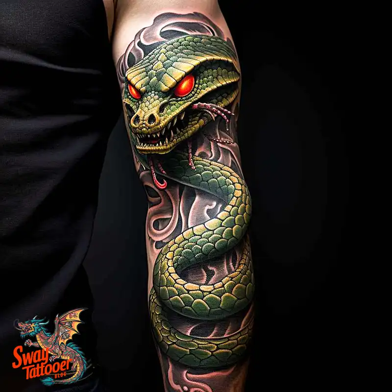 70 Snake Tattoo Design Ideas: Art of Symbolism and Style 37 snake 30
