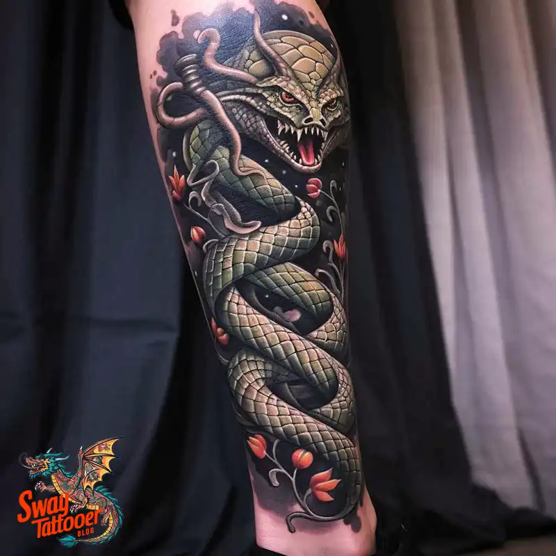 70 Snake Tattoo Design Ideas: Art of Symbolism and Style 29 snake 38