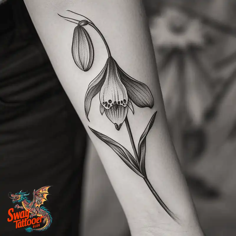 70 Snowdrop Flower Tattoo Design Ideas with Deep Meanings 56 snowdrop flower tattoo