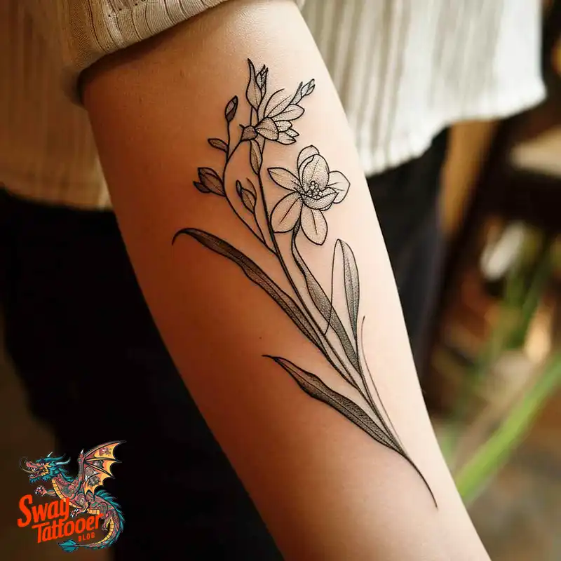 70 Snowdrop Flower Tattoo Design Ideas with Deep Meanings 66 snowdrop flower tattoo