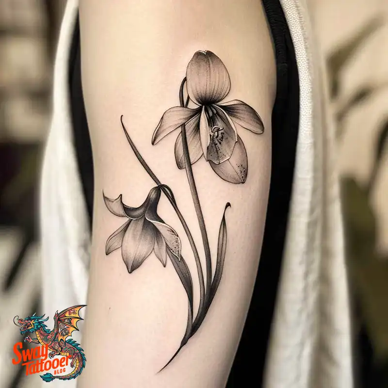 70 Snowdrop Flower Tattoo Design Ideas with Deep Meanings 57 snowdrop flower tattoo